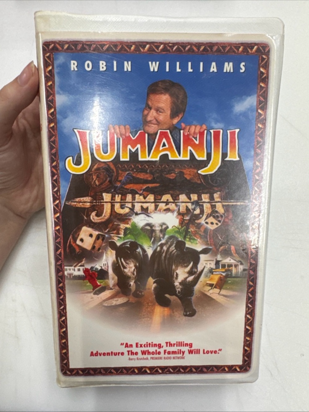 Jumanji (VHS, 1996) With Clamshell Case
